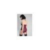 Body bordeaux avec porte jarretelles 
